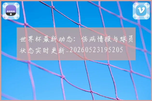 世界杯最新动态：伤病情报与球员状态实时更新_20260523195205